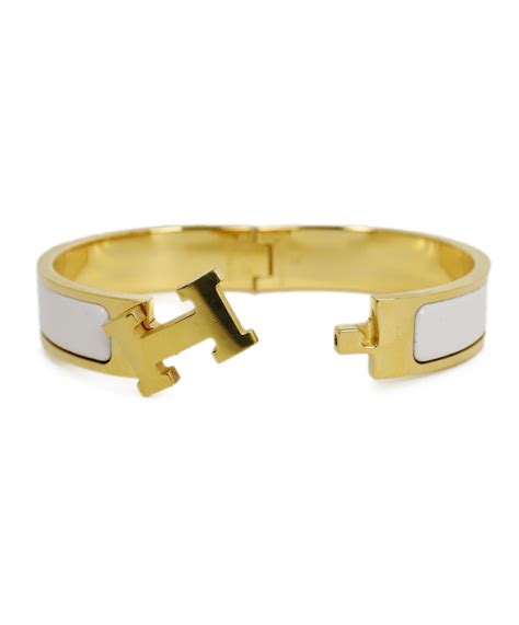 buy hermes white dog ashtray|hermes white enamel bracelet.